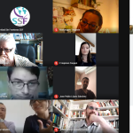 Virtual Meeting About COVID-19 And Remote Work Coordinated By The European Institute For Local Development.
